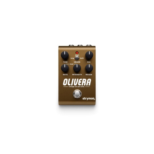 Strymon Olivera Vintage Oil Can Echo Pedal with MIDI Control and Discrete Stereo Operation