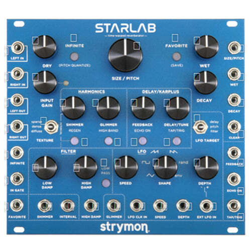 Strymon Starlab Time warped Reverberator Eurorack Module Blue