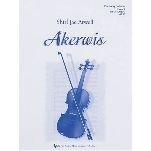 Akerwis for String Orchestra by Neil A. Kjos Music Company, 1 Page