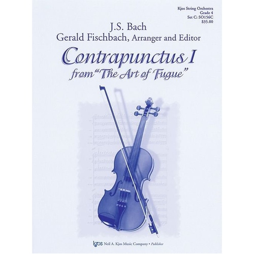 Contrapunctus I from Art of Fugue for String Orchestra by Neil A. Kjos Music Company
