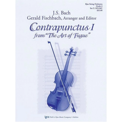 Contrapunctus I from Art of Fugue for String Orchestra - Neil A. Kjos Music Company