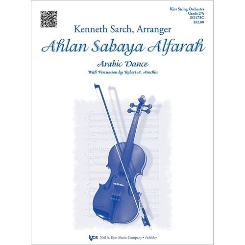 Ahlan Sabaya Alfarah for String Orchestra SO2.5 SC/PS