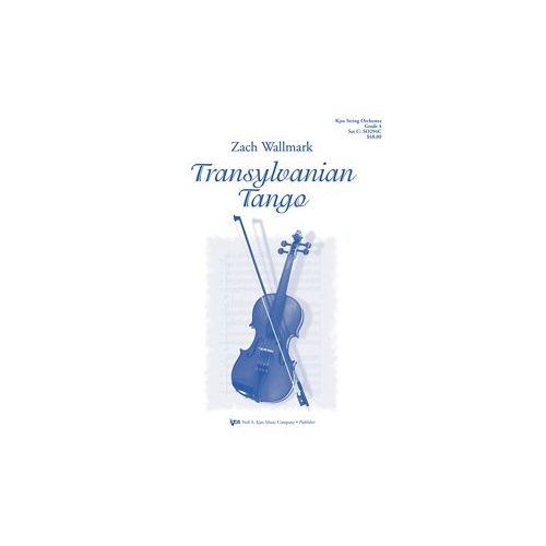 Transylvanian Tango for String Orchestra by Neil A. Kjos Music Company, 12 pages