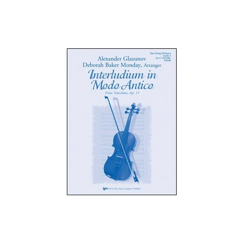 Interludium in Modo Antico (From Novelettes, Op. 15) for String Orchestra