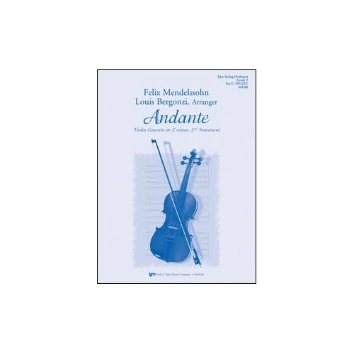 Andante Concerto for Violin in E Minor, 2nd Mvt - Arranged for String Orchestra