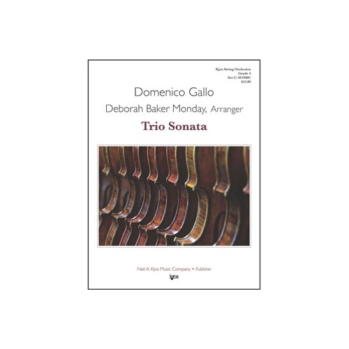 Trio Sonata for String Orchestra by Neil A. Kjos Music Company, 39 Pages, Duration: 2:15