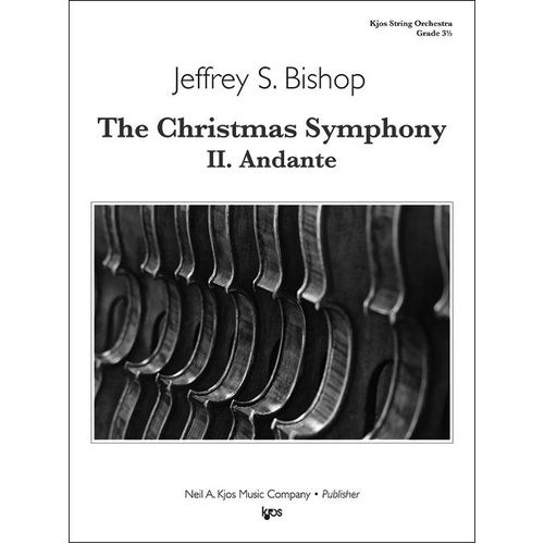 Christmas Symphony II. Andante - Score for String Orchestra by Jeffrey Bishop