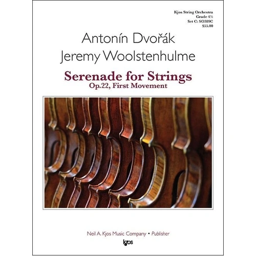 Serenade for Strings Op. 22 Movement 1 - Score and Parts for String Orchestra