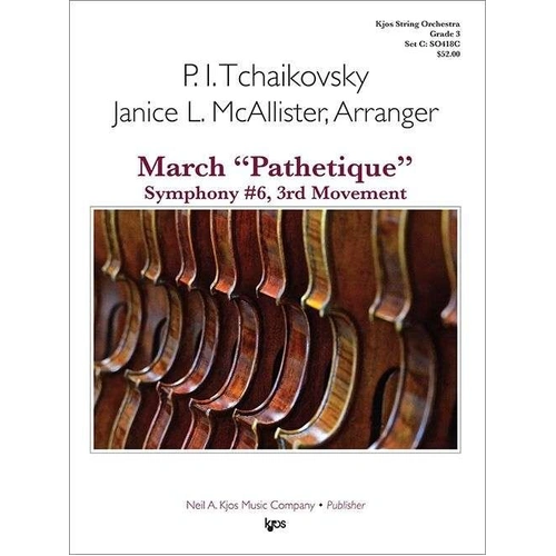 March Pathetique Symphony No. 6 3rd Movement String Orchestra 3.5