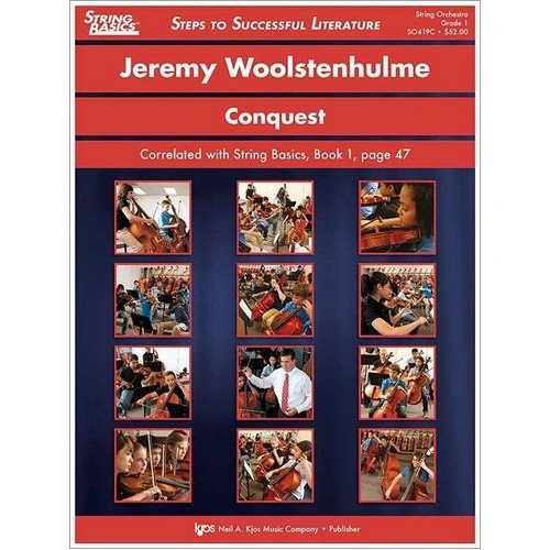 Conquest SO GR 1 String Orchestra Sheet Music by Neil A. Kjos Music Company - 49 Pages