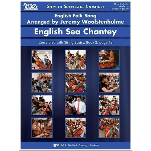 English Sea Chantey String Orchestra Grade 1.5 by Neil A. Kjos Music Company