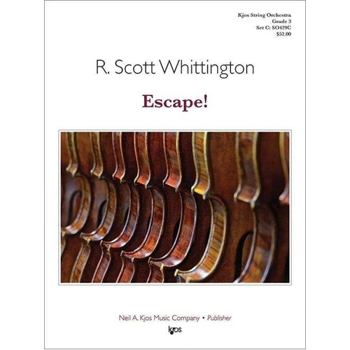 ESCAPE! SO GR3 String Orchestra - Neil A. Kjos Music Company, 50 Pages