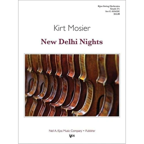 New Delhi Nights String Orchestra Grade 3.5 by Neil A. Kjos Music Company, 48 Pages