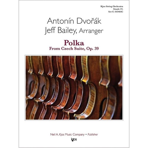 Polka from Czech Suite Op. 39 for String Orchestra - Score and Parts
