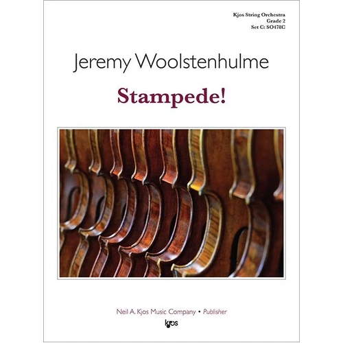 Stampede! String Orchestra Piece by Jeremy Woolstenhulme
