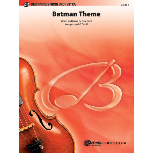 Batman Theme String Orchestra Sheet Music for Grade 1
