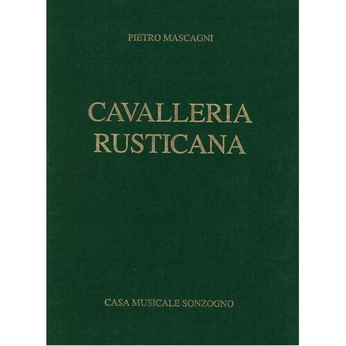 Cavalleria Rusticana Vocal Score (Hardcover Book)