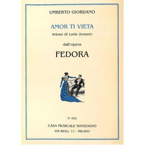 Amor Ti Vieta Tenor/Piano (Softcover Book)