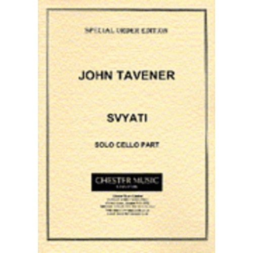 Tavener Svyati Cello Part 