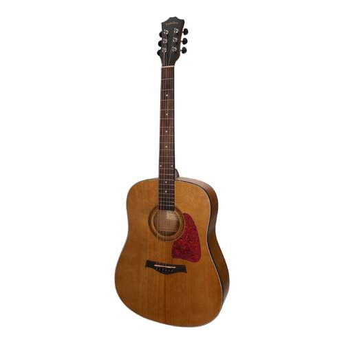 Sanchez SP-D2ET-ACA Acoustic-Electric Dreadnought Guitar Pack with Gig Bag, Tuner, Picks, and Strap