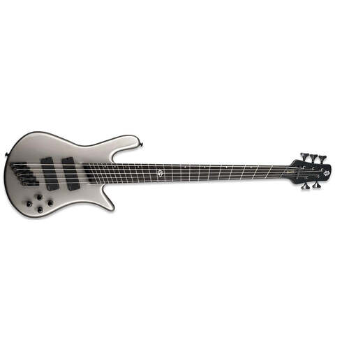 Spector NS Dimension HP 5 Bass Guitar Multi-Scale 5-String Gunmetal Gloss w/ EMGs & Darkglass Tone Capsule - NSDM5GM