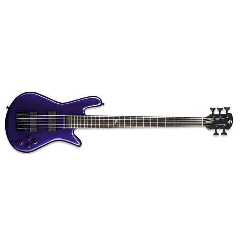 Spector NS Ethos HP 5 Bass Guitar 5-String Plum Crazy Gloss w/ EMGs & Darkglass Tone Capsule - NSETHOS5PL