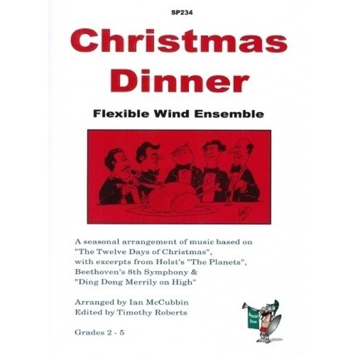 Christmas Dinner Flexible Wind Ensemble Score/Parts