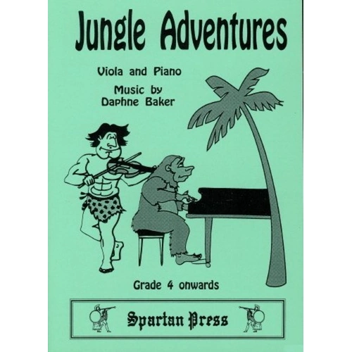 Jungle Adventures for Viola by Daphne Baker - Spartan Press, 4 Adventure Pieces
