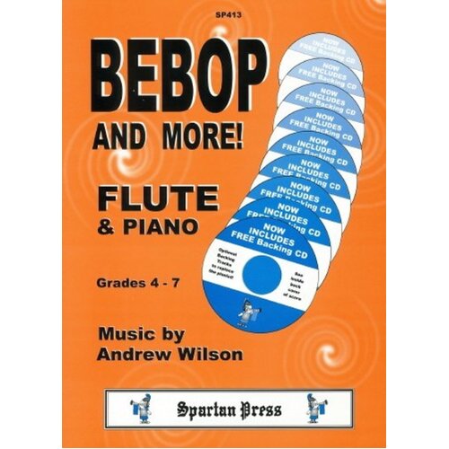 Bebop And More Book/CD Flute/Piano Gr 4 - 7 (Softcover Book)