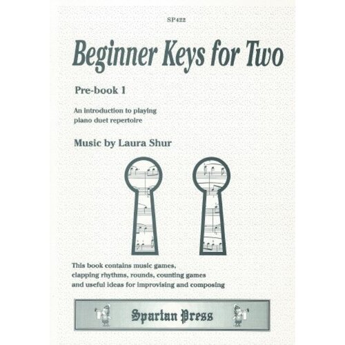 Beginner Keys For Two Pre Book 1 (Softcover Book)