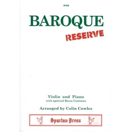 Baroque Reserve Violin Piano (Softcover Book)