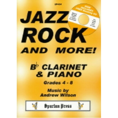 Jazz Rock And More clarinet Piano Book/CD (Softcover Book)
