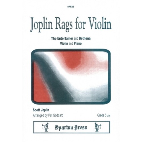 Joplin Rags For Violin (Softcover Book)
