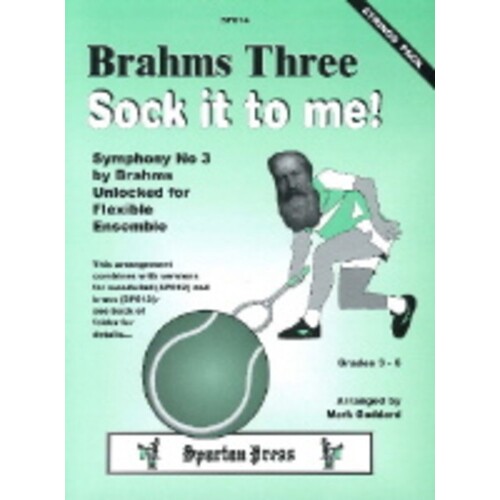 Brahms Three Sock It To Me Flex String Ensemble (Music Score/Parts)