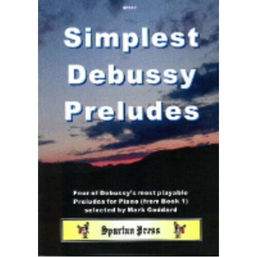 Simplest Debussy Preludes Ps (Softcover Book)