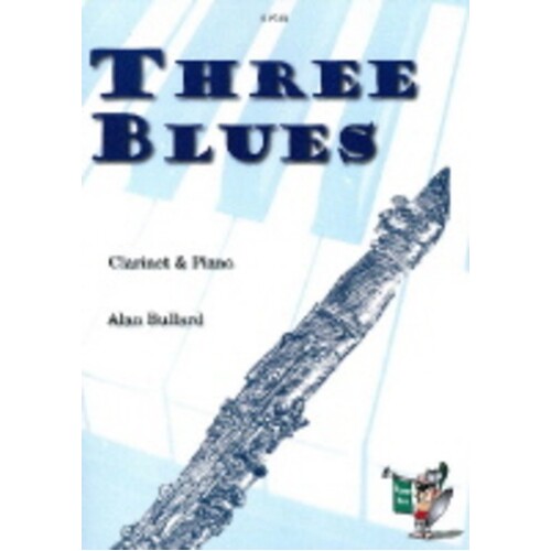Three Blues clarinet/Piano (Softcover Book)
