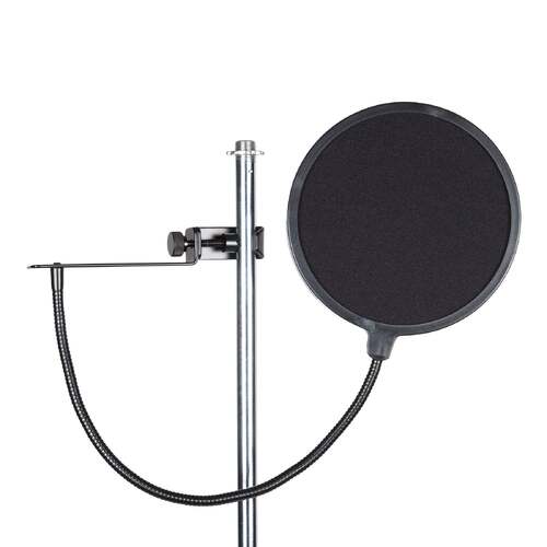 SoundArt SPF-P1EC-BLK Nylon Fabric Pop Filter with Adjustable Clamp