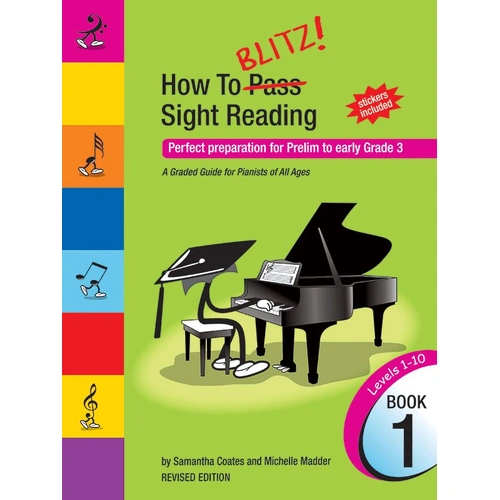 How to Blitz Sight Reading Book 1 for Piano - Beginner to Intermediate Levels
