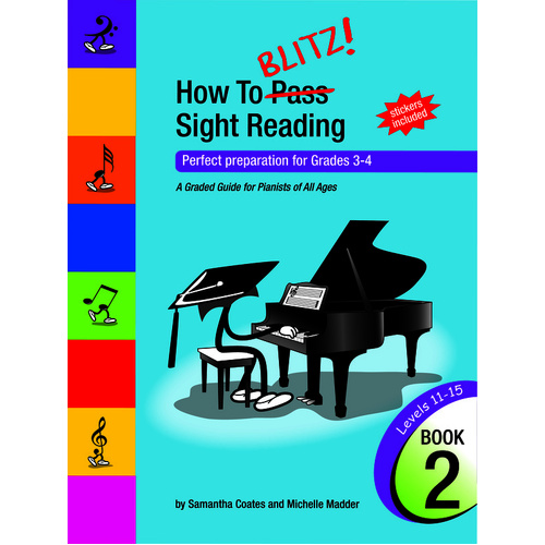 How To Blitz Sight Reading Book 2 (Gr 3 - Gr 4) (Softcover Book)