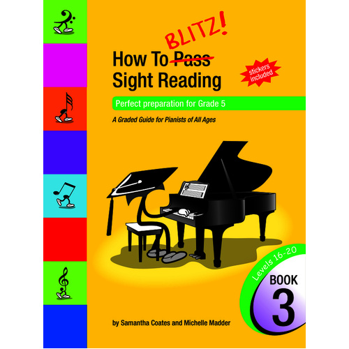 How To Blitz Sight Reading Book 3 (Gr 5) (Softcover Book)