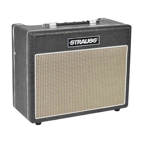 Strauss SRT-15 15 Watt Dual Input Combo Valve Amplifier (Black)