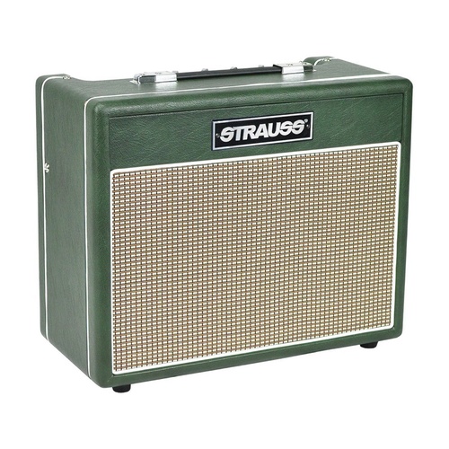 Strauss SRT-15 15 Watt Dual Input Combo Valve Amplifier (Chesterfield Green)