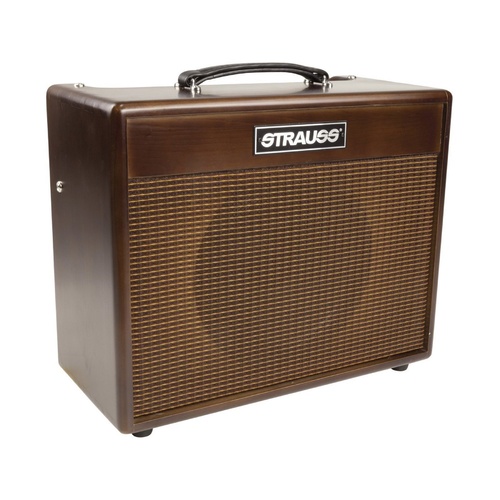 Strauss SRT-15 15 Watt Dual Input Combo Valve Amplifier (Walnut)