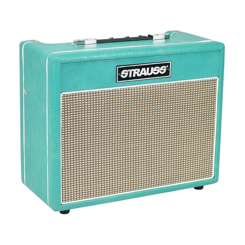 Strauss SRT-15 15 Watt Dual Input Combo Valve Amplifier (Seafoam Green)