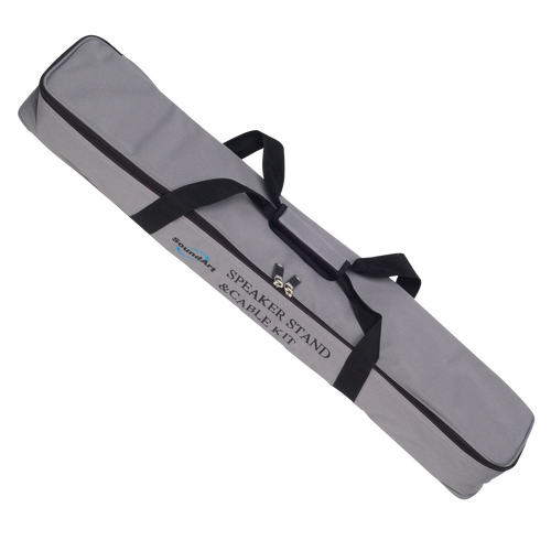 SoundArt Speaker Stand and Cable Kit with Gig Bag - Includes 25ft Cables x2 and 16mm Stands