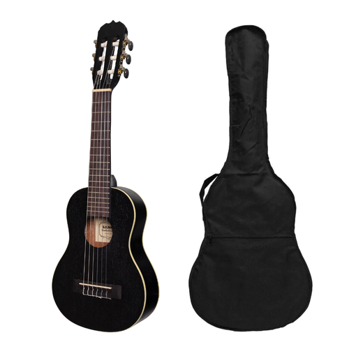 Sanchez 1/4 Size Student Classical Guitar with Gig Bag - Black Model SS-C30-BLK