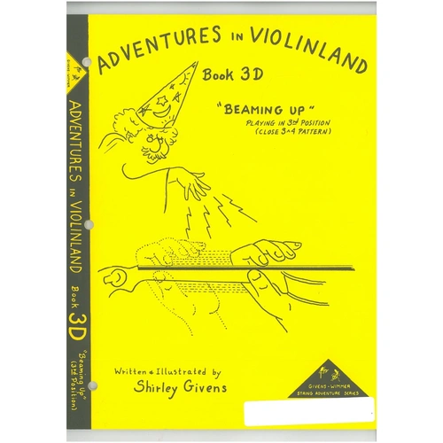 Adventures in Violinland Book 3D by Shirley Givens - 88 Pages, Violin Series, Publisher: M&M