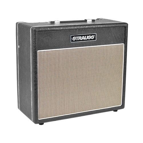 Strauss SSB-30 Super-Blues 30 Watt Valve Amplifier with Reverb (Black)