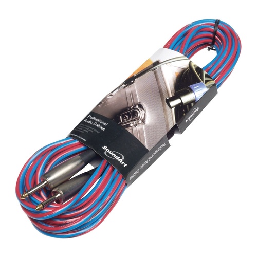 SoundArt 10m Shielded PA Speaker Cable with Jack to Jack Connectors