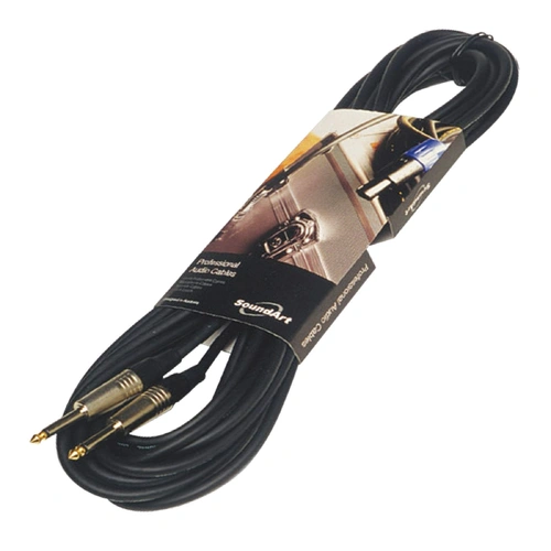 SoundArt SSC-42L Black PA Speaker Cable 15m with Jack to Jack Connectors
